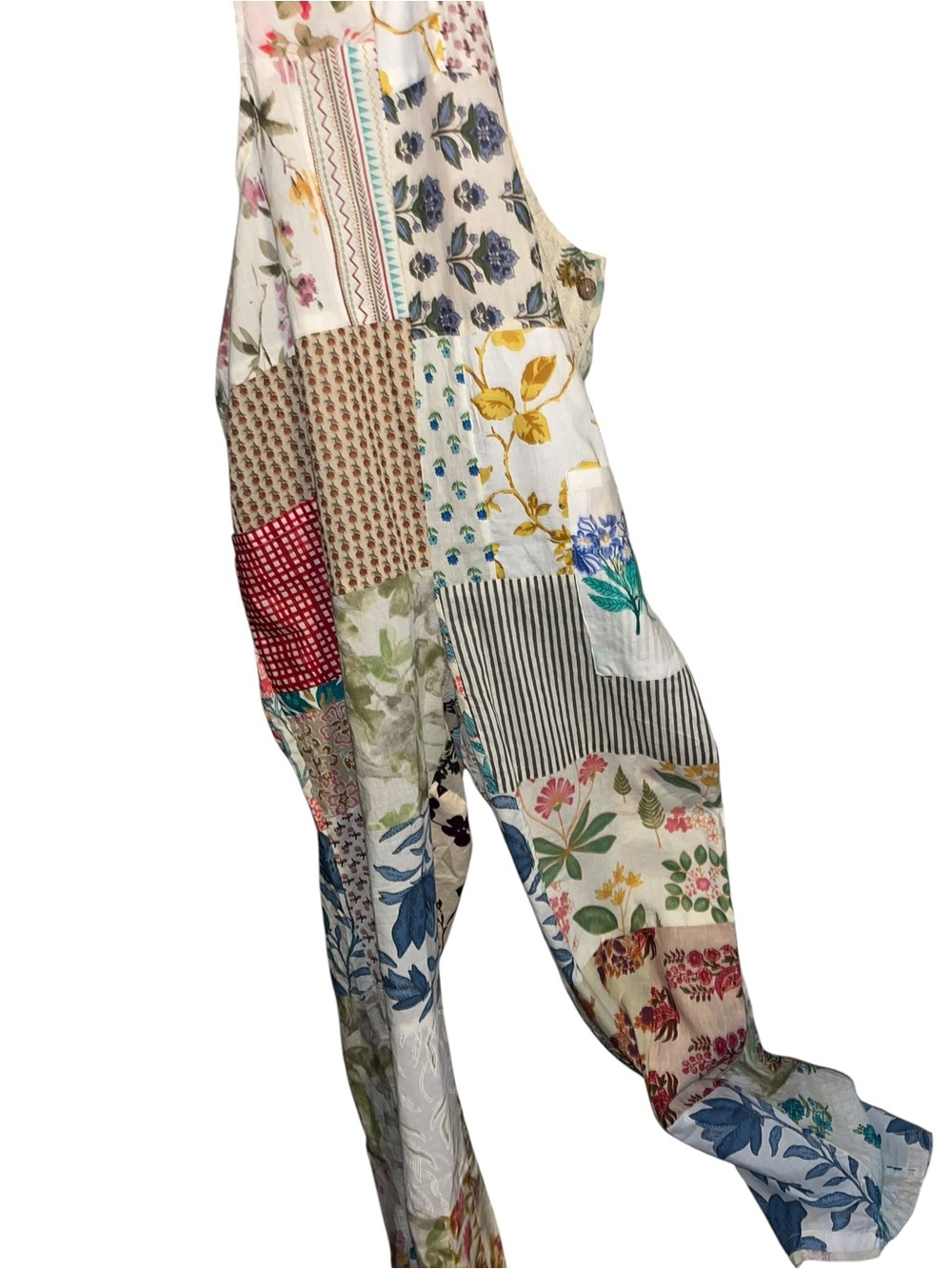 Kathmandu Boho Patchwork Floral Jumpsuit - Free Size - Picture 6 of 10